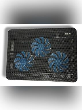 Havit HV-F2056 15.6"-17" Laptop Cooling Pad - Slim Portable - blue